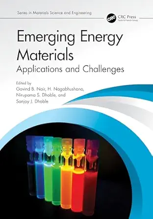 emerging energy materials 1st edition govind nair ,h nagabhushana ,nirupama dhoble ,sanjay j dhoble