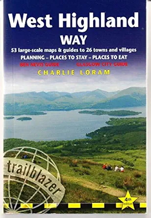 west highland way glasgow to fort william planning places to stay places to eat includes 53 large scale