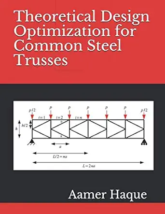 theoretical design optimization for common steel trusses 1st edition aamer haque 1660439167, 978-1660439164