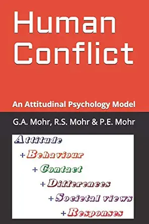 human conflict an attitudinal psychology model 1st edition g a mohr phd ,r s mohr ,p e mohr 1718168772,