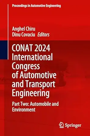 conat 2024 international congress of automotive and transport engineering part two automobile and environment