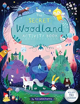 the secret woodland activity book 1st edition mia underwood 1787080277, 978-1787080270