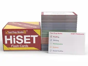 hiset prep study cards 2024 2025 hiset test preparation and practice test questions for all subjects full