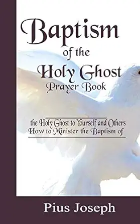 baptism of the holy ghost prayer book how to minister the baptism of the holy ghost to yourself and others