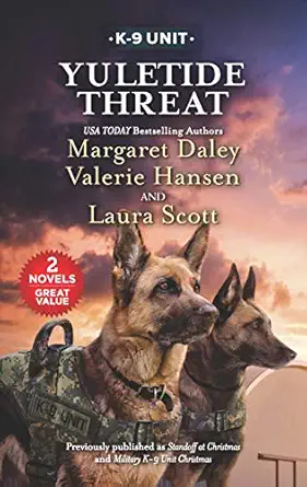 yuletide threat 1st edition margaret daley ,valerie hansen ,laura scott 1335143092, 978-1335143099