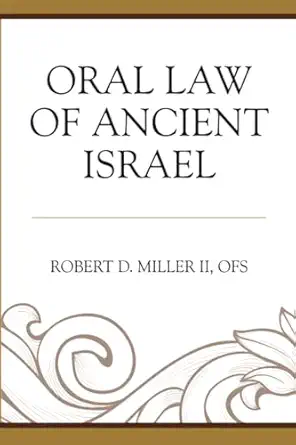 Oral Law Of Ancient Israel