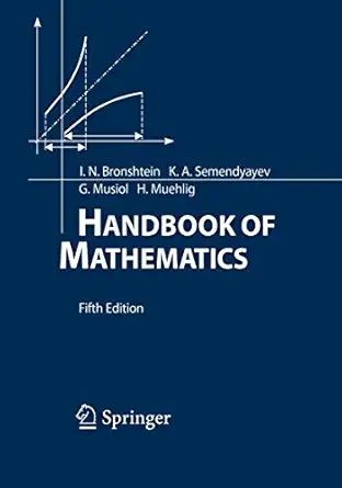 handbook of mathematics 1st edition i n bronshtein ,k a semendyayev ,gerhard musiol ,heiner ma 1/4hlig