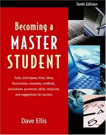 becoming a master student 1st edition david ellis 0618206787, 978-0618206780