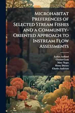 microhabitat preferences of selected stream fishes and a community oriented approach to instream flow