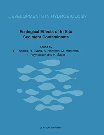 ecological effects of in situ sediment contaminants proceedings of an international workshop held in
