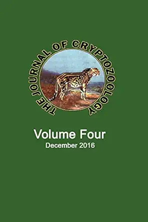 the journal of cryptozoology volume four 1st edition karl shuker b sc ph d 1909488496, 978-1909488496