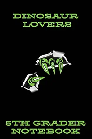 5th grader dinosaur notebook explorer journal 1st edition mark lawson 1795452307, 978-1795452304