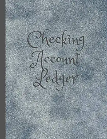 checking account ledger accounting book 8 5 x 11 paperback nice matte cover easy to read and write in matte
