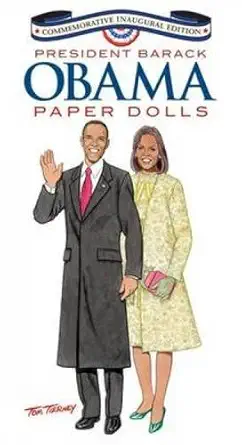 president barack obama paper dolls commemorative 1st edition tom tierney 0486471500, 978-0486471501