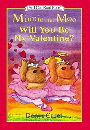 minnie and moo will you be my valentine 1st edition denys cazet 0066237548, 978-0066237541
