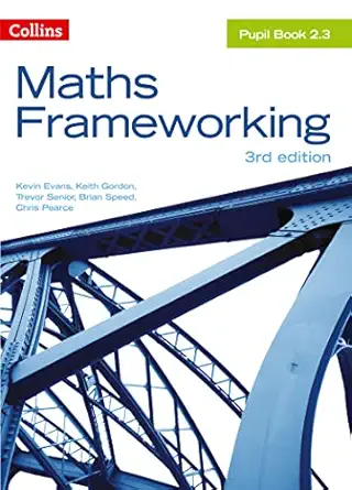 maths frameworking a pupil book 2 3 1st edition kevin evans ,keith gordon 000753776x, 978-0007537761