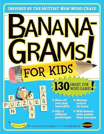 bananagrams for kids 1st edition cc puzzability 0761158448, 978-0761158448
