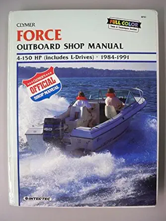 force outboard shop manual 4 150 hp 1st edition clymer publications 0892875526, 978-0892875528