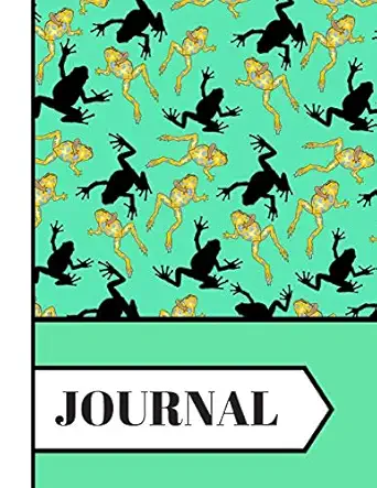 journal beautiful oriental style frog pattern print novelty gift frog journal for adults men and women 1st