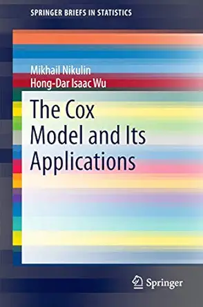 the cox model and its applications 1st edition mikhail nikulin ,hong dar isaac wu 3662493314, 978-3662493311