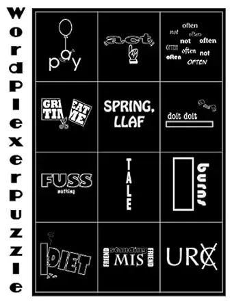 word plexer puzzle picture word plexers puzzles puzzles are sometimes called wacky wordies or rebuses