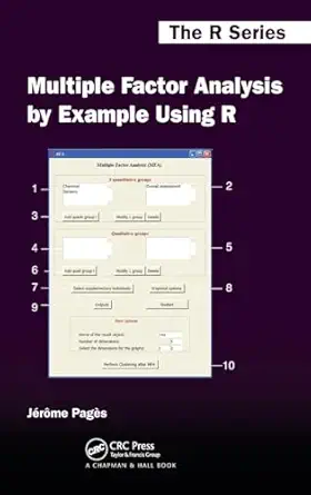 multiple factor analysis by example using r 1st edition ja c ra me paga s 1482205475, 978-1482205473