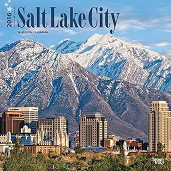 salt lake city 2016 calendar 1st edition browntrout publishers 1465045791, 978-1465045799