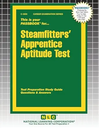 steamfitters apprentice aptitude test 1st edition passbooks 1799338568, 978-1799338567
