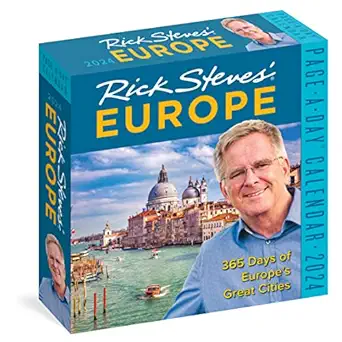 rick steves europe page a day calendar 2024 365 days of europes great cities 1st edition workman calendars