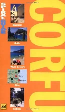 aa spiral guide corfu 1st edition aa publishing 0749549947, 978-0749549947