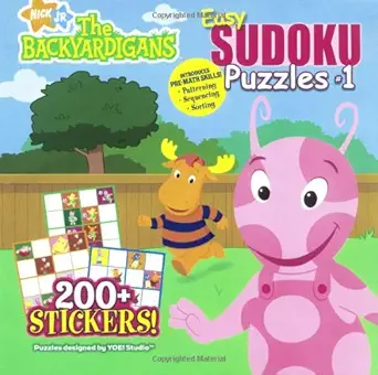 the backyardigans easy sudoku puzzles #1 1st edition yoe studioa r 1416935568, 978-1416935568