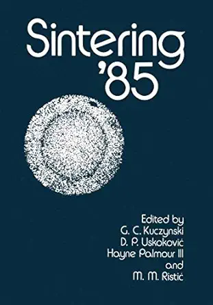 sinteringa 85 1st edition hayne iii palmour 0306425416, 978-0306425417