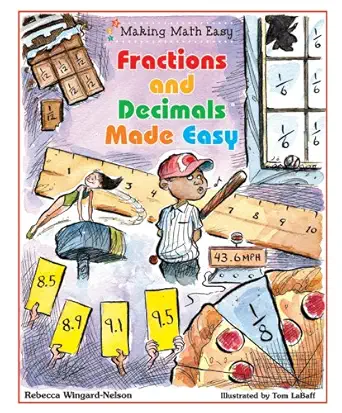 fractions and decimals made easy 1st edition rebecca wingard nelson ,tom labaff 0766025136, 978-0766025134