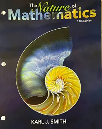 nature of mathematics loose leaf version 1st edition karl j smith 1305953193, 978-1305953192