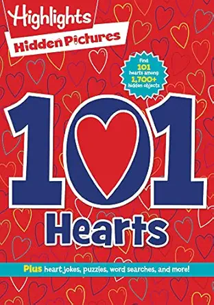 101 hearts 1st edition highlights 164472121x, 978-1644721216