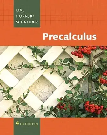 precalculus 1st edition margaret l lial ,john hornsby ,david i schneider 0321528840, 978-0321528841
