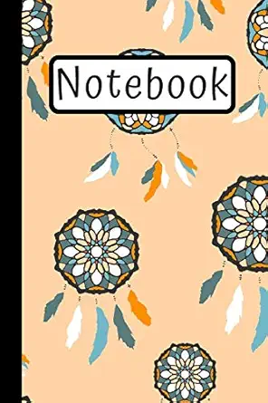 notebook colorful dream catcher journal / records meanings and symbols / mandala design / 1st edition wild