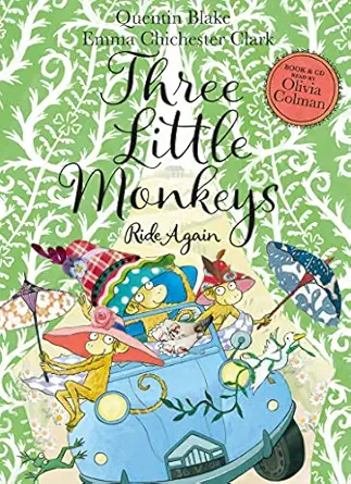 three little monkeys ride again book and cd 1st edition quentin blake 0008385971, 978-0008385972
