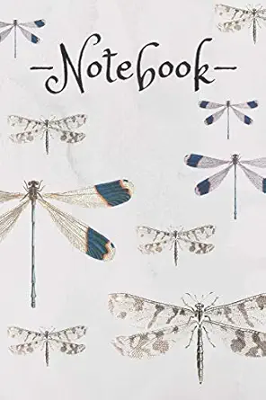 notebook dragonfly journal insects design 1st edition wild journals 1079266577, 978-1079266573