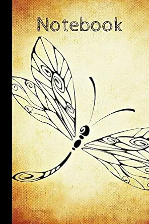 notebook classic dragonfly journal for insect lovers 120 pages 6x9 1st edition wild journals 1079260102,