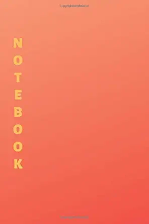 notebook red and orange lined notebook and journal for writing classic notebooks 1st edition classic