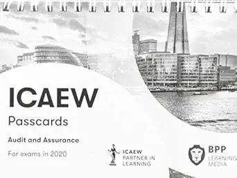 icaew audit and assurance passcards 1st edition bpp learning media 1509781765, 978-1509781768