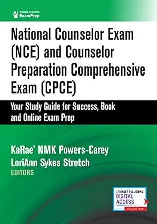 national counselor exam and counselor preparation comprehensive exam your study guide for success book and