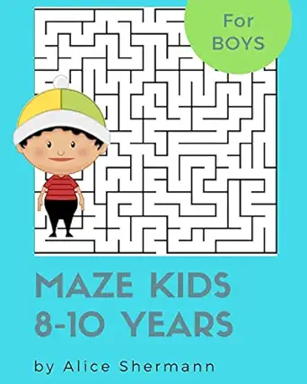 maze kids 8 10 years 2 in 1 ultimate maze puzzle games for smart boys 8 x10 square and circle puzzle for fun