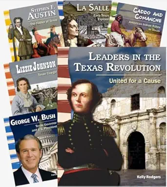 leaders in texas history 8 book set 1st edition multiple authors 1493808419, 978-1493808410