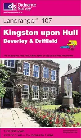 kingston upon hull beverley and driffield 1st edition ordnance survey 0319224546, 978-0319224540
