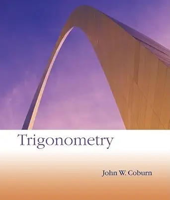 trigonometry 1st edition john coburn 0073312665, 978-0073312668