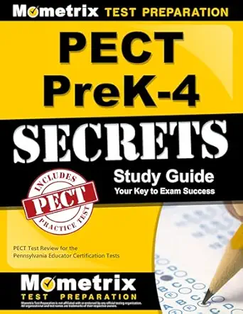 pect prek 4 secrets study guide pect test review for the pennsylvania educator certification tests 1st