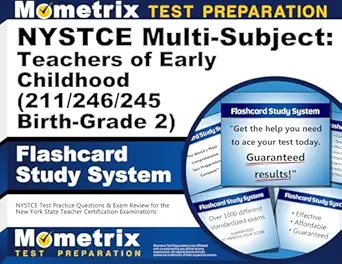 nystce multi subject teachers of early childhood flashcard study system nystce test practice questions and