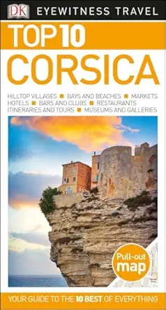 top 10 corsica 1st edition dk eyewitness 1465459960, 978-1465459961